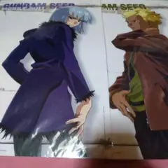 ガンダムSEED クリアポスター レア 当日品 イザーク コンビ