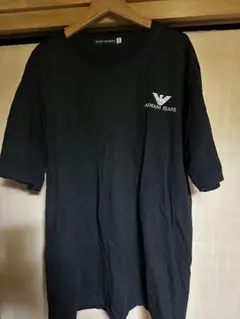 最安値美品送料無料Armani Jeans ブラック Tシャツ XXL