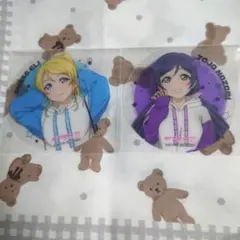 ラブライブ！ 絢瀬絵里 東條希 クリアコースター セット