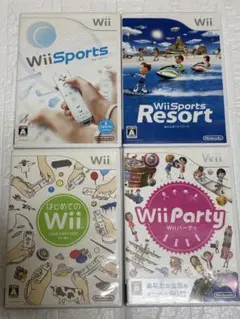③ ⭐️24時間以内発送⭐️Wiiソフトまとめ売り　4本セット　スポーツ　パーティ