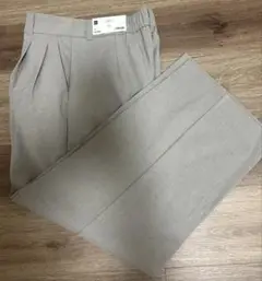 GU タックワイドパンツL