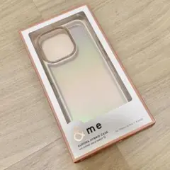&me オーロラハイブリッドケース iPhone15pro ELECOM