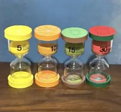 砂時計　フルーツ　４点