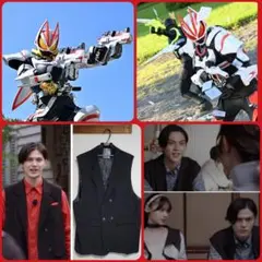 仮面ライダーギーツ浮世英寿序盤着用衣装ベストジレM※ラスト