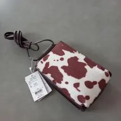 【新品未使用】レプシィム＊ショルダーバッグ＊カウ×ブラウン