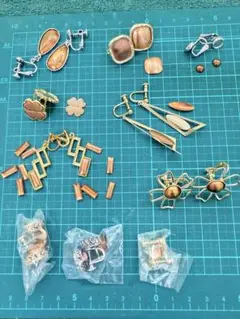 七宝焼　材料　イヤリング　10組