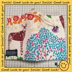 ハンドメイド✿文庫本サイズ✿ブックカバー✿オカピ