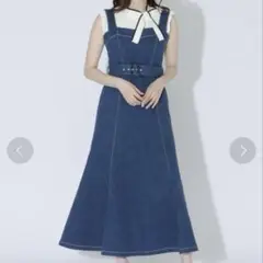 定価17600円 WILLSELECTION　デニムマーメイド キャミワンピース