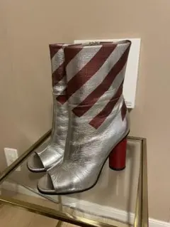 アニヤハインドマーチANYA HINDMARCH 本革 ブーツ 36サイズ