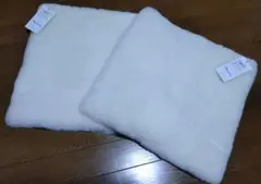 【新品未使用】じぶんまくら　ムートン座布団　2枚セット