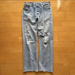 Levi's ヴィンテージ リーバイス 501 ダメージデニム カットオフ