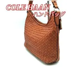 COLE HAANコールハーン ワンショルダー ハンドバッグ 編み込み チャーム