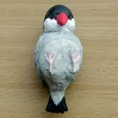 kotoriiro　文鳥　レジン　にぎころ　バードフィギュア　置物　仰向け