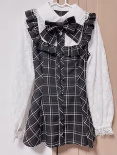 Secret Honey シークレットハニー セットアップ チェック柄 ブラック