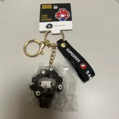 関西万博EXPO2025サンリオコラボ マイメロ＆ミャクミャク 黒キーホルダー