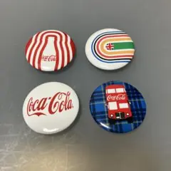 コカコーラ　缶バッジ　セット