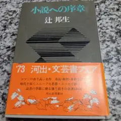 小説への序章　辻邦生　昭和レトロ　絶版希少　河出書房新社　単行本　ハードカバー