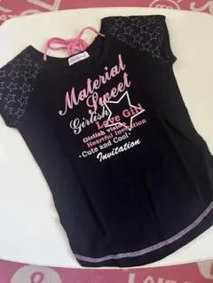 【美品】 160サイズ　黒　半袖Tシャツ