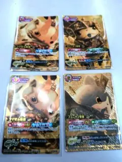 妖怪ウォッチとりつきカードバトル　ゴールデン三国志4枚