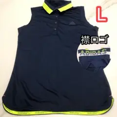 美品　adidas アディダス　レディース ゴルフ ポロシャツ ネイビー