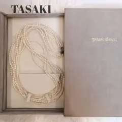 田崎真珠 5連 淡水パール ネックレス