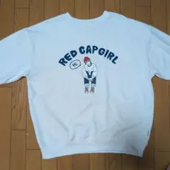 RED CAP GIRL スウェット ホワイト