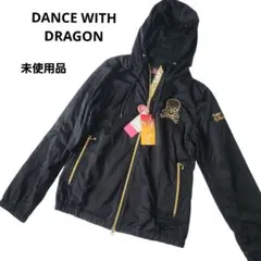 DANCE WITH DRAGON　パーカー　ブルゾン　未使用　スカル　y2k