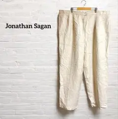 大きめサイズJonathan Sagan パンツチノパンアイボリー