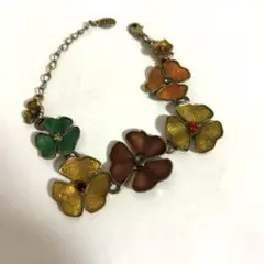 PILGRIM 花モチーフ ブレスレット