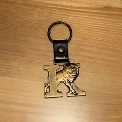 Ｋ　アルファベットキーホルダー　ライオン
