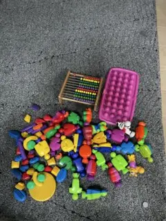 カラフル ブロック玩具セット
