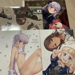 NEW GAME ニューゲーム　特典ブックカバー　まとめ売り