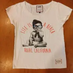 roial 半袖Tシャツ ホワイト サイズS