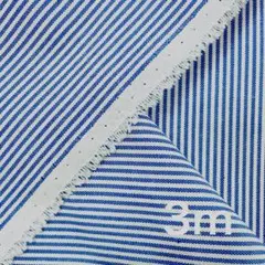 播州織　綿ポリエステルストライプ　3m