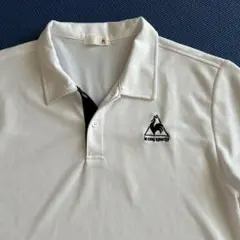 le coq sportif ホワイトシャツ　メンズ　ゴルフ