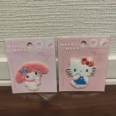 マイメロディ・ハローキティ刺繍ワッペンセット