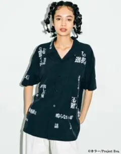 X-girl × エヴァンゲリオン オープンカラー シャツ アロハ 美品