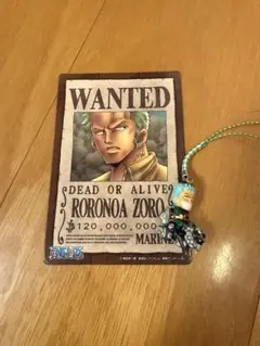 ワンピース　指名手配書 マグネット　キーホルダー　ゾロ