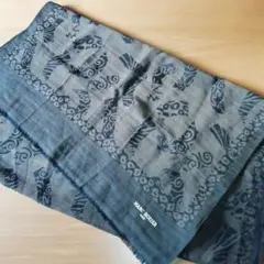 MARC ROZIER リネンシルクストールフランス製 MADE IN FRANCE製 MARC ROZIER ウールシルクストール グレー