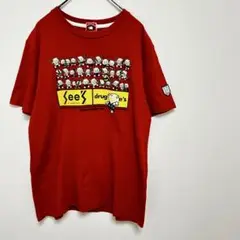 DRUG STORE'S ドラッグストアーズ　ぶたさん半袖Tシャツ　赤