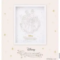 3COINS ディズニープリンセス　ガラスパネルインテリア