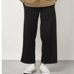 TIGORA レディース パンツ　テックスウェットワイドパンツ　黒　L