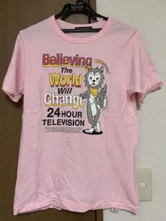 24時間テレビ44 チャリTシャツ(ピンク)M