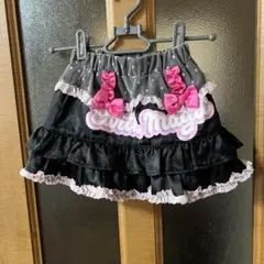 ♡①Earth Magic ドット柄フリルスカート 120cm