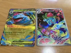 ポケモンカード　メガブレイブ　フシギソウAR、メガフシギバナex RR