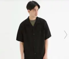 GU ＊ オープンカラーシャツ 半袖シャツ
