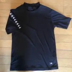 Kappa ブラック モックネックシャツ