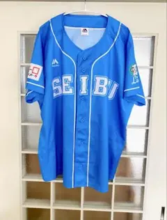西武ライオンズ ユニフォーム 青 復刻 ブルー