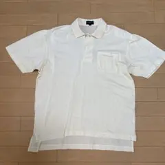 BURBERRY ゴルフ シャツ Mサイズ アイボリー