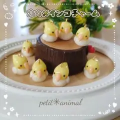 ④オカメインコ　チャーム　キーホルダー